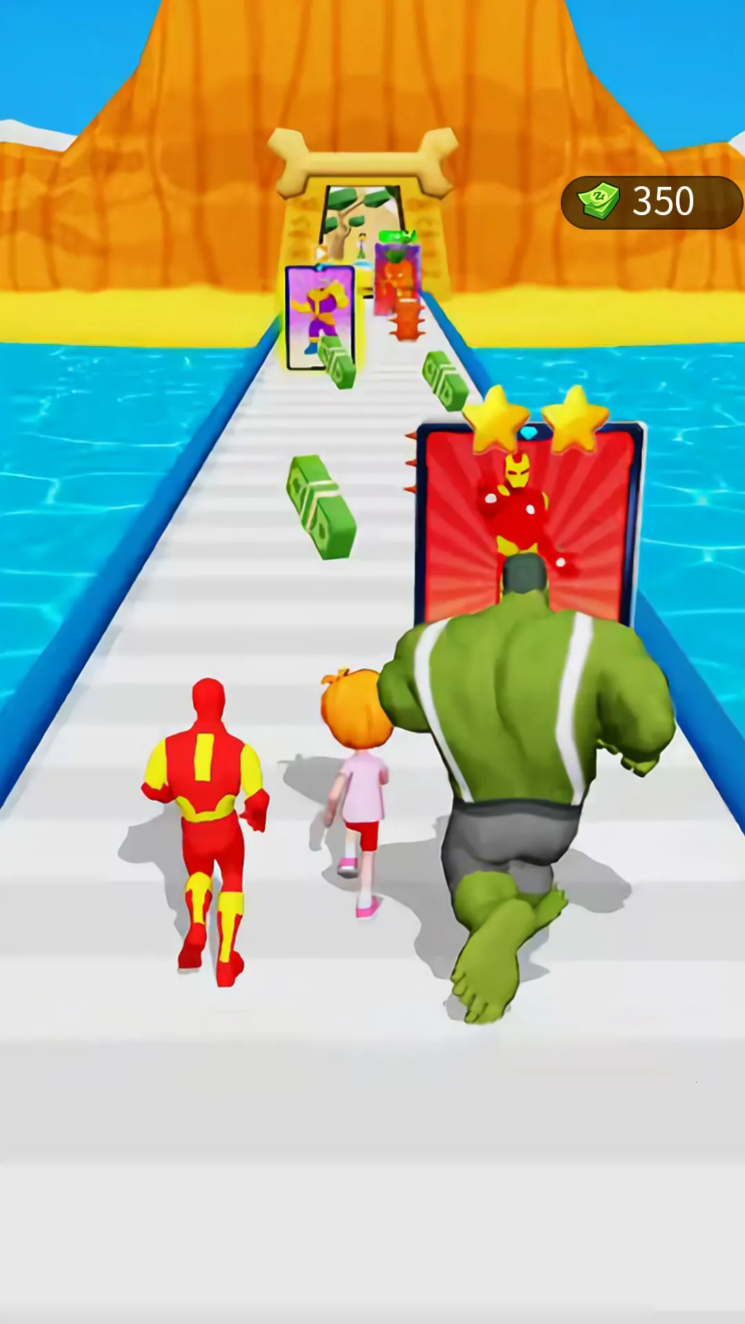 奔跑吧大英雄(跑酷大冒险)v1.0 官方正版