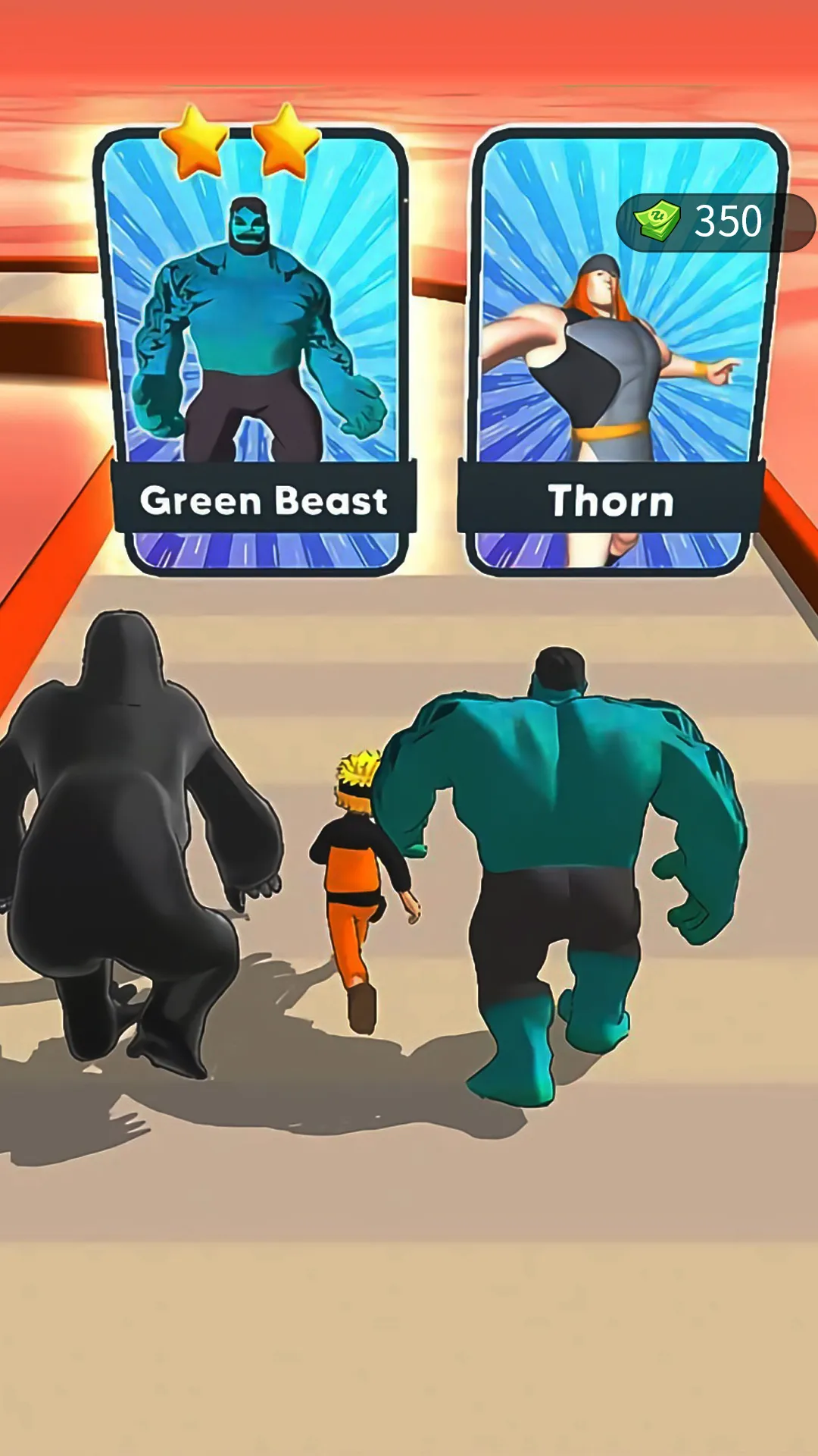 奔跑吧大英雄(跑酷大冒险)v1.0 官方正版