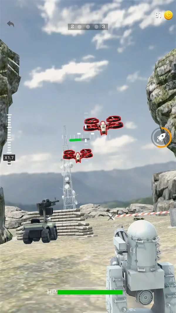 陆基密集阵炮台(射击保卫战)v2.2 手机版