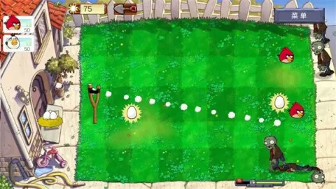 愤怒的小鸟大战僵尸(塔防对抗游戏) 愤怒的小鸟大战僵尸(塔防对抗游戏)