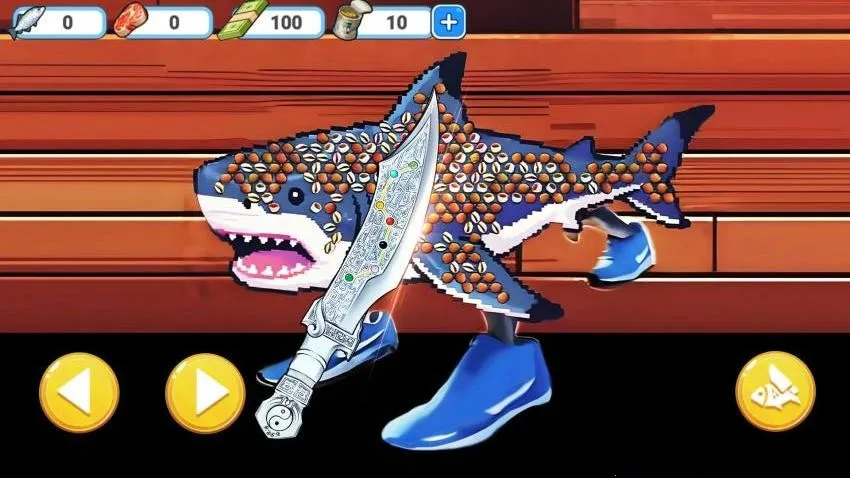 刮鱼鳞高手游戏