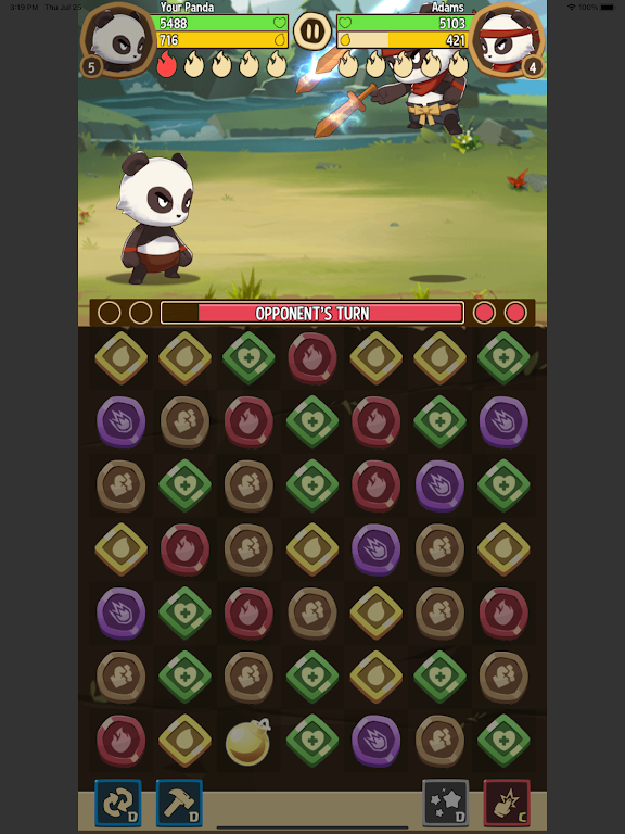 熊猫竞技场:三消对战(熊猫三消益智游戏)v1.0 免费版