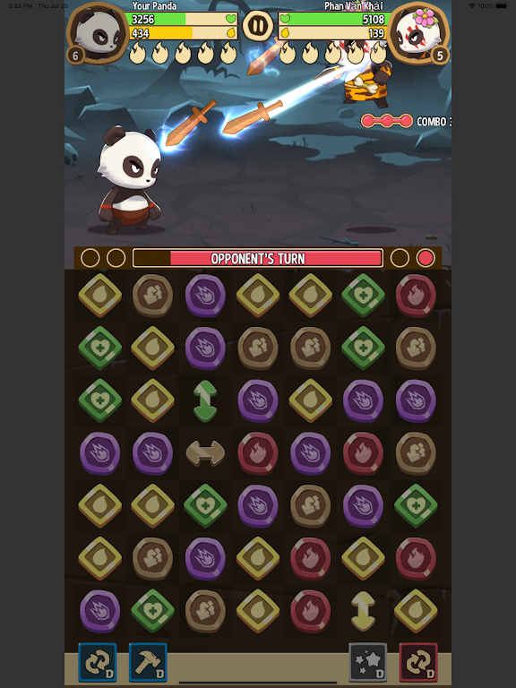 熊猫竞技场:三消对战(熊猫三消益智游戏)v1.0 免费版