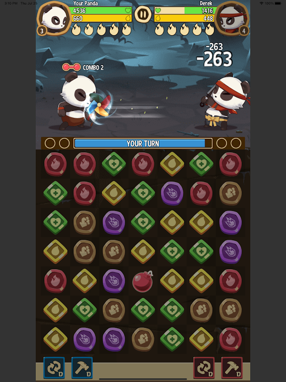 熊猫竞技场:三消对战(熊猫三消益智游戏)v1.0 免费版