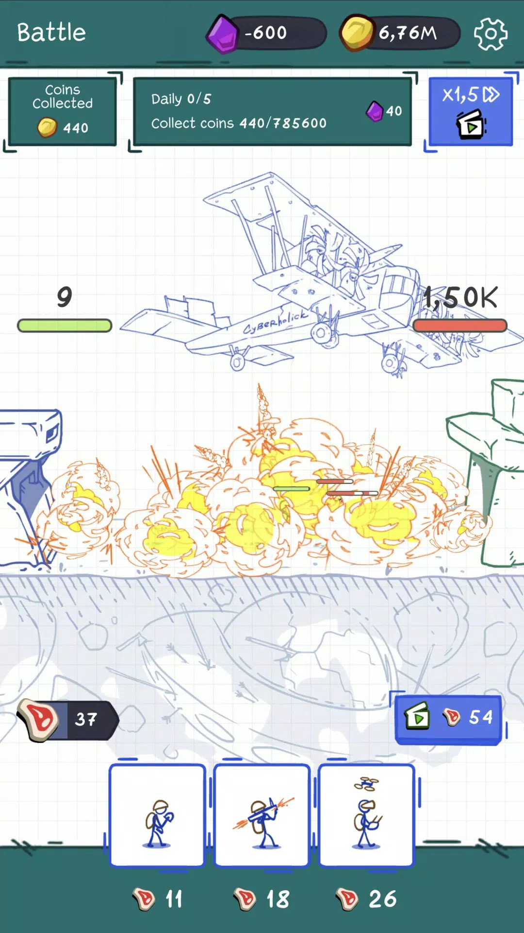 进化或死亡:战士之战(战争策略游戏)v1.15 官方正版