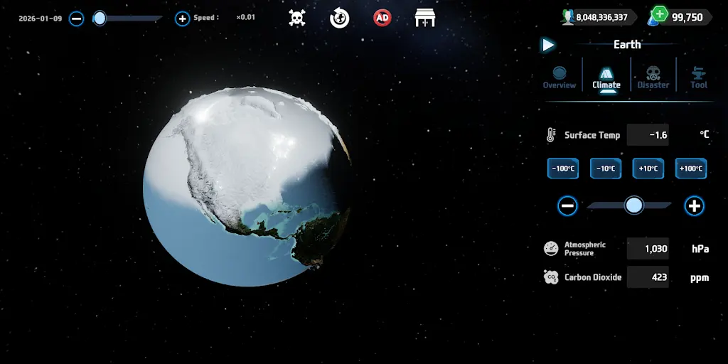 地球沙盒太空模拟器去广告版(地球模拟游戏)v1.08 官方正版