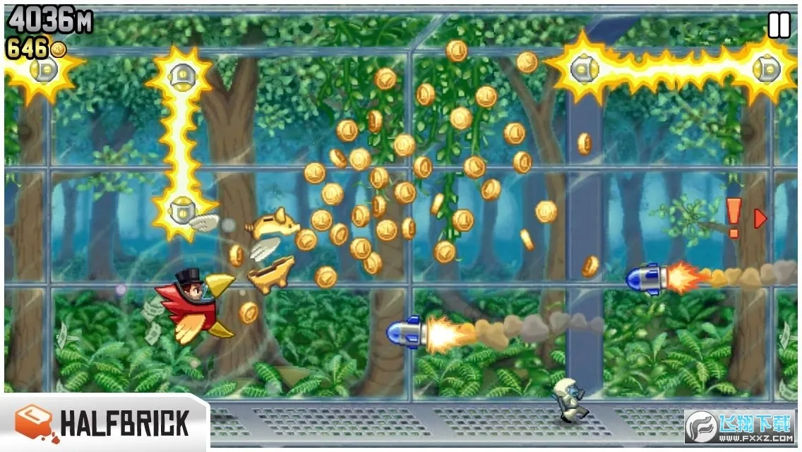 疯狂喷气机破解版中文版无限金币v1.103.3 免费版