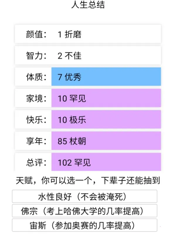 liferestart(冒险解谜游戏)v3.8 免费版