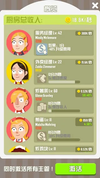 怠速厨师