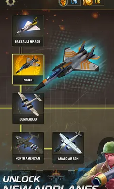 猎鹰战争:空战辅助菜单(飞机射击游戏)v1.0.4 安卓版